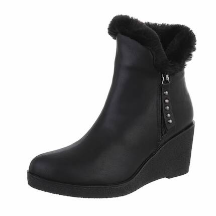 Damen Keilstiefeletten - black Gr. 37