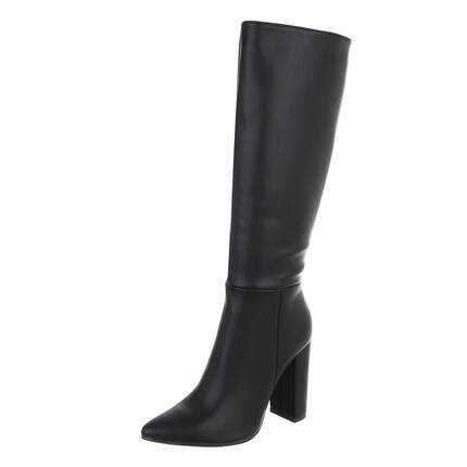 Damen High-Heel Stiefel - black Gr. 36