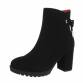 Damen High-Heel Stiefeletten - black