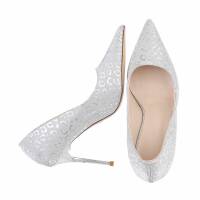 Damen High-Heel Pumps - silver