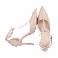 Damen High-Heel Pumps - beige