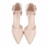 Damen High-Heel Pumps - beige