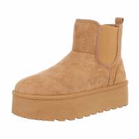 Damen Winterstiefeletten - camel