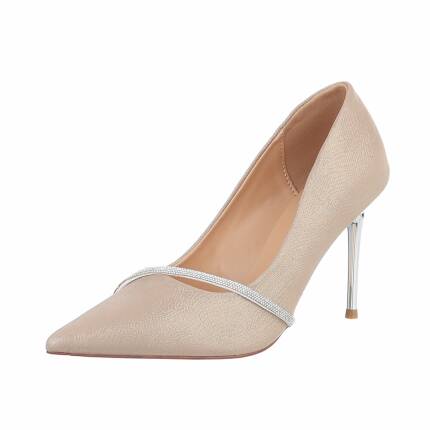 Damen High-Heel Pumps - gold