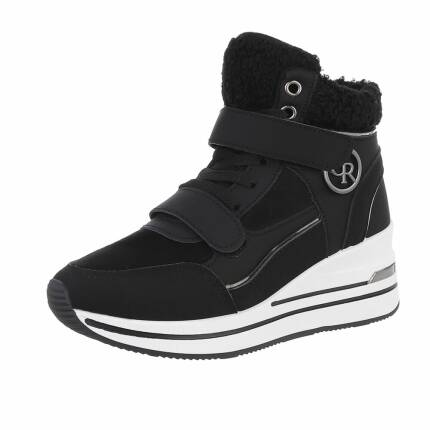 Damen Schnürstiefeletten - black Gr. 37