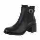 Damen High-Heel Stiefeletten - black