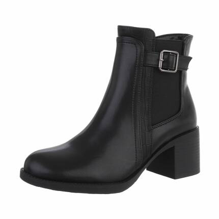 Damen High-Heel Stiefeletten - black Gr. 37