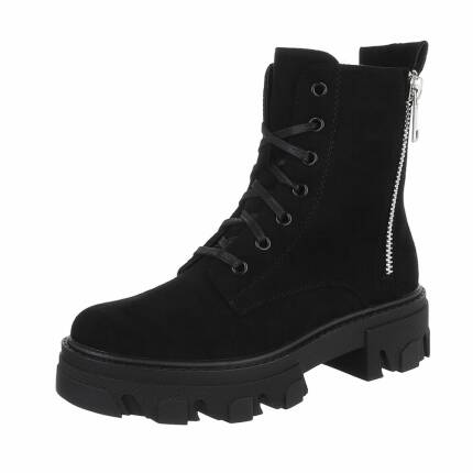 Damen Schnürstiefeletten - black Gr. 36