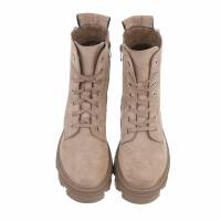 Damen Schnürstiefeletten - khaki