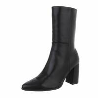 Damen High-Heel Stiefeletten - black