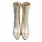 Damen High-Heel Stiefeletten - golden