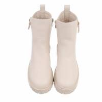 Damen Klassische Stiefeletten - beige