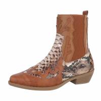 Damen Western- & Bikerboots - camel