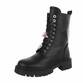 Damen Schnürstiefeletten - blackpu - 12 Paar