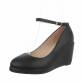 Damen Keilpumps - blackpu