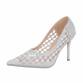 Damen High-Heel Pumps - silver