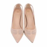 Damen High-Heel Pumps - beige