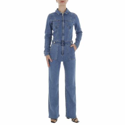 Damen Langer Jumpsuit von Laulia Gr. L/40 - blue