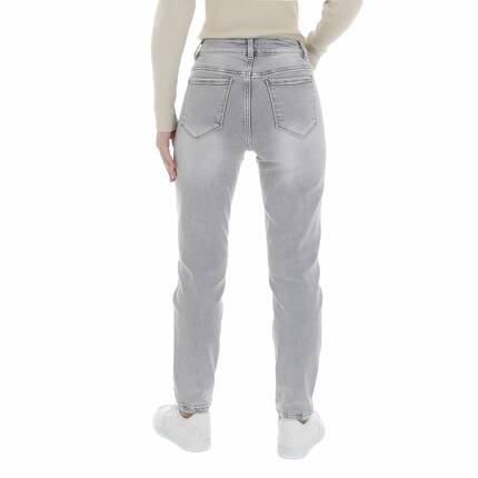 Damen High Waist Jeans von Laulia - L.grey