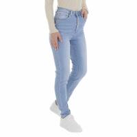 Damen High Waist Jeans von Laulia - blue