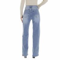 Damen High Waist Jeans von Laulia - blue