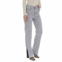 Damen High Waist Jeans von Laulia - L.grey