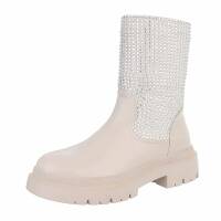 Damen Klassische Stiefeletten - beige