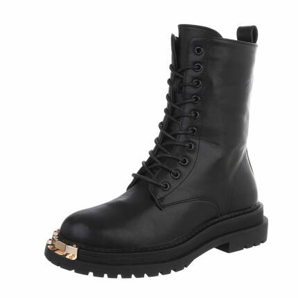 Damen Schnürstiefeletten - black Gr. 38