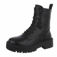 Damen Schnürstiefeletten - black