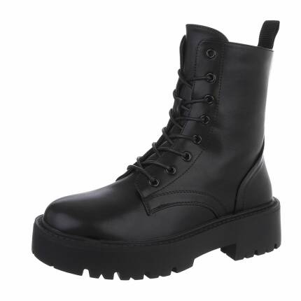 Damen Schnürstiefeletten - black Gr. 36