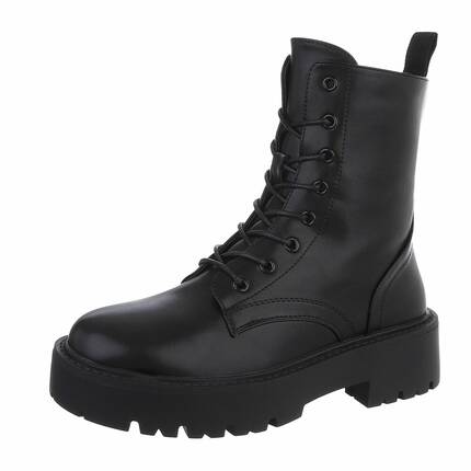 Damen Schnrstiefeletten - black Gr. 36