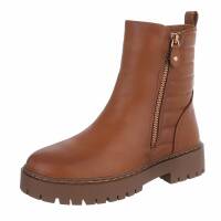 Damen Klassische Stiefeletten - camel