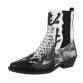 Damen Western- & Bikerboots - blackpu Gr. 37