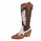 Damen Western- & Bikerboots - camelbeige