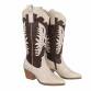 Damen Western- & Bikerboots - goldbeige