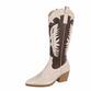 Damen Western- & Bikerboots - goldbeige - 12 Paar