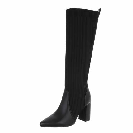 Damen High-Heel Stiefel - black