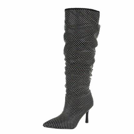 Damen High-Heel Stiefel - black Gr. 37