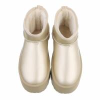 Damen Winterstiefeletten - gold