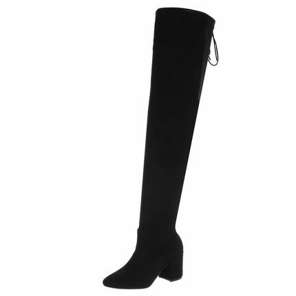 Damen Overknee-Stiefel - black - 12 Paar