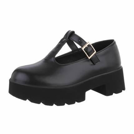 Damen Slipper - black Gr. 38