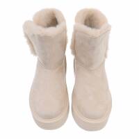 Damen Winterstiefeletten - beige