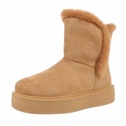 Damen Winterstiefeletten - camel