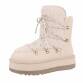 Damen Winterstiefeletten - beige Gr. 40