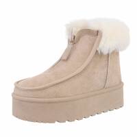 Damen Winterstiefeletten - beige