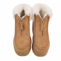 Damen Winterstiefeletten - camel