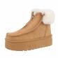 Damen Winterstiefeletten - camel - 12 Paar