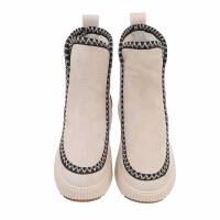 Damen Klassische Stiefeletten - beige