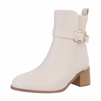 Damen Klassische Stiefeletten - beige