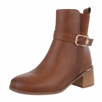 Damen Klassische Stiefeletten - camel